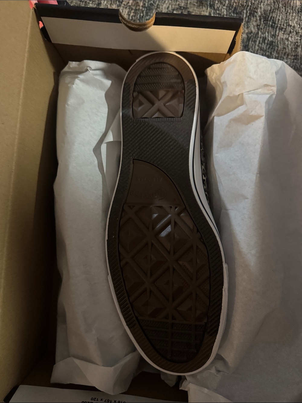 Converse Black & White Leopard Low-Top Canvas Sneaker - Picture 2 of 3